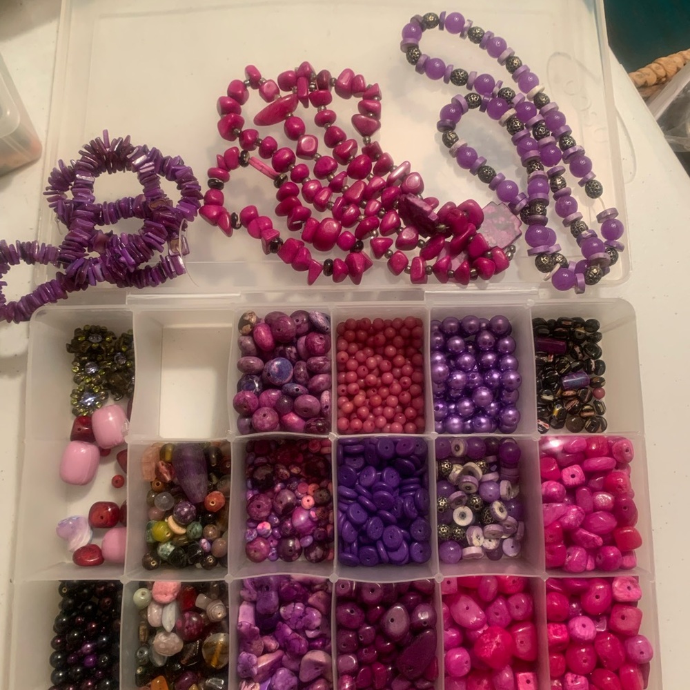 Craft Beads in organizational box